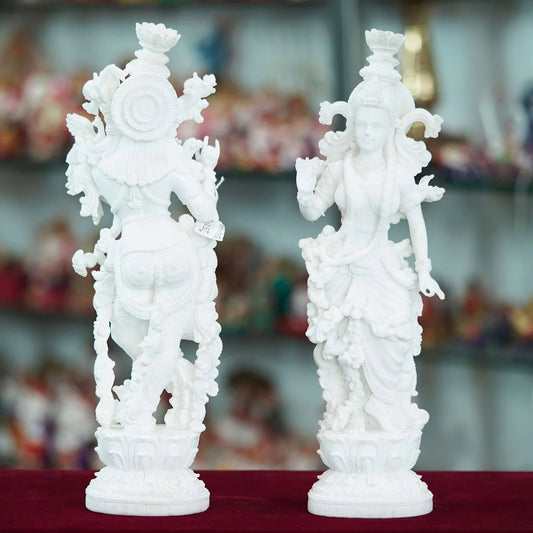 Marble Handmade Radha Krishna Ji