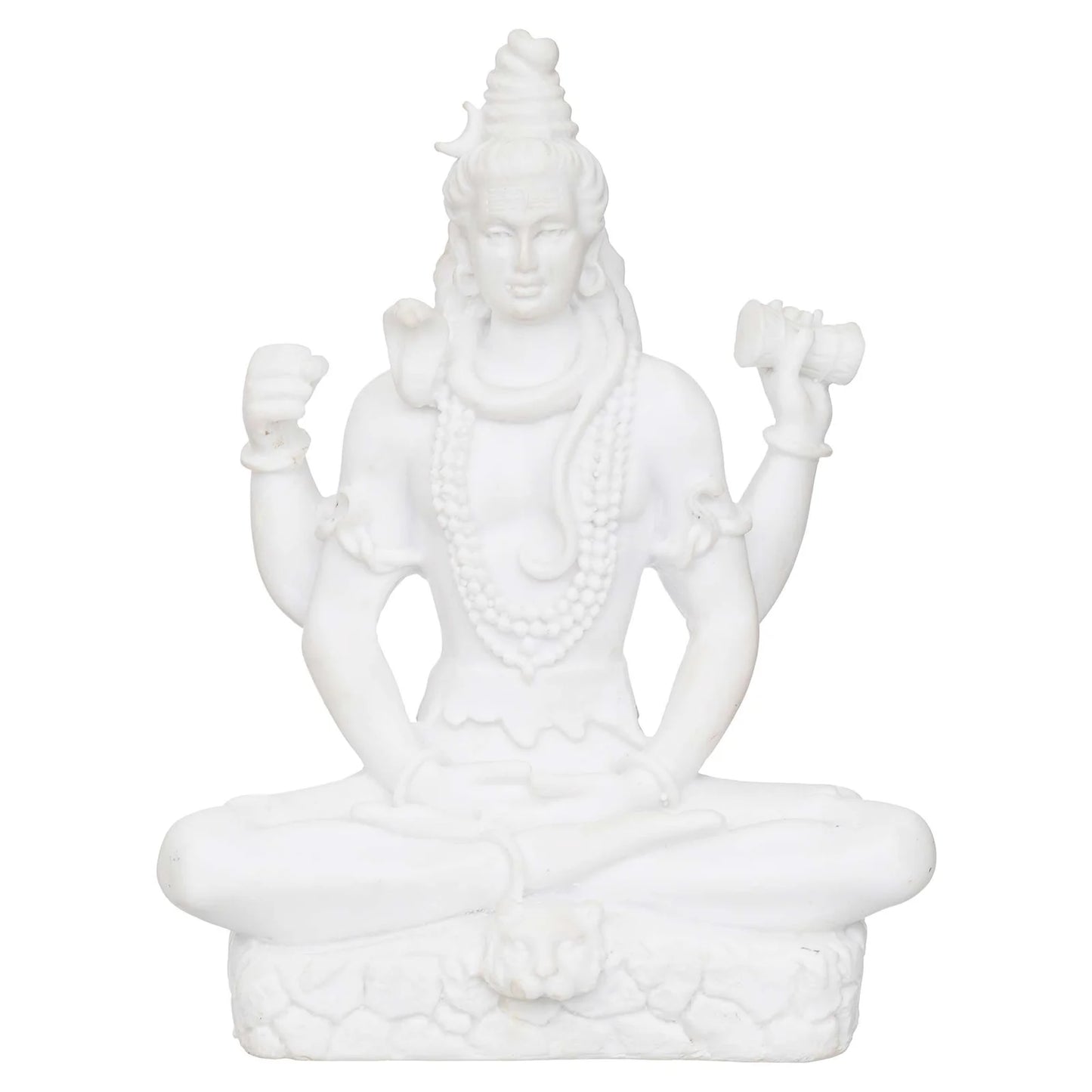 Handicraft Marble dust Lord Shiv ji Statue for Pooja