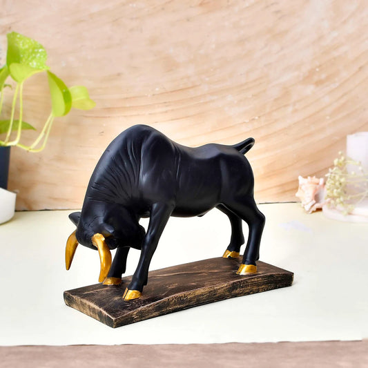Antique Bull Sculpture