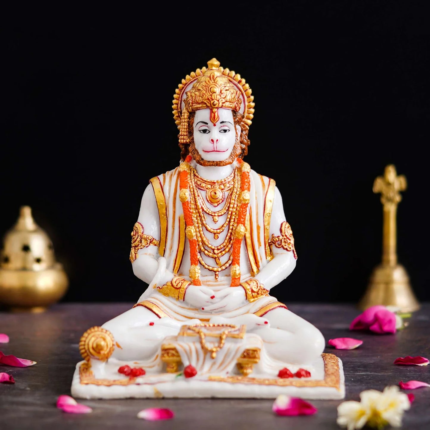 Lord Hanuman Sitting Statue