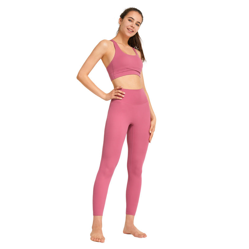 High Waist Peach Buttocks Female Fitness Yoga Outer Wear Leggings