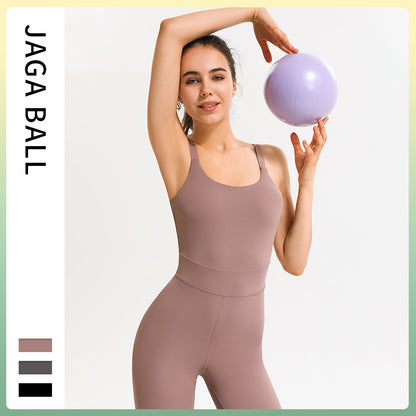 All-in-one Fitness Sports Suit Female Air Yoga Suit Sexy Peach Hip Jumpsuit