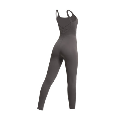 All-in-one Fitness Sports Suit Female Air Yoga Suit Sexy Peach Hip Jumpsuit