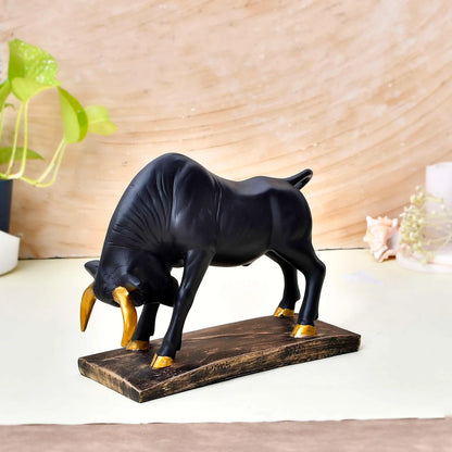 Antique Bull Sculpture
