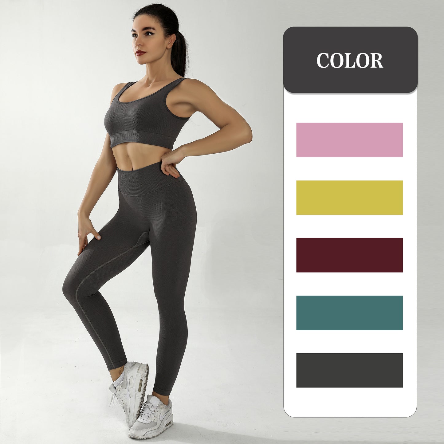 High Waist Fitness Women Yoga Suit