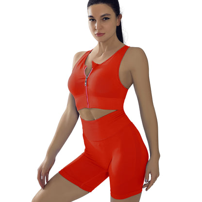 Two Piece Women High Strength Shockproof Yoga Suit